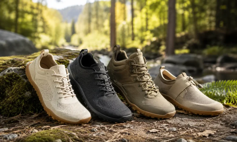Grounded Footwear barefoot shoes collection featuring everyday, hiking, winter, and summer styles