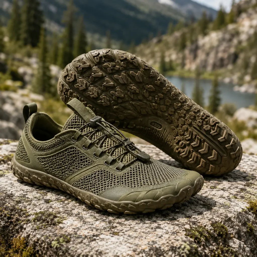 Hike Footwear barefoot trail shoes with rugged sole for outdoor adventure