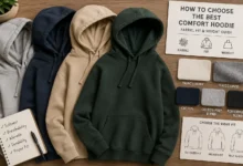 Person comparing different comfort hoodies to choose the best option based on fabric, fit, and weight for everyday wear.