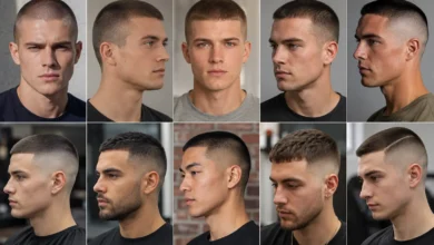 10 types of buzz cuts for men with different short haircut styles