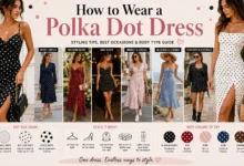How to wear a polka dot dress with stylish outfit ideas for every occasion and body type.