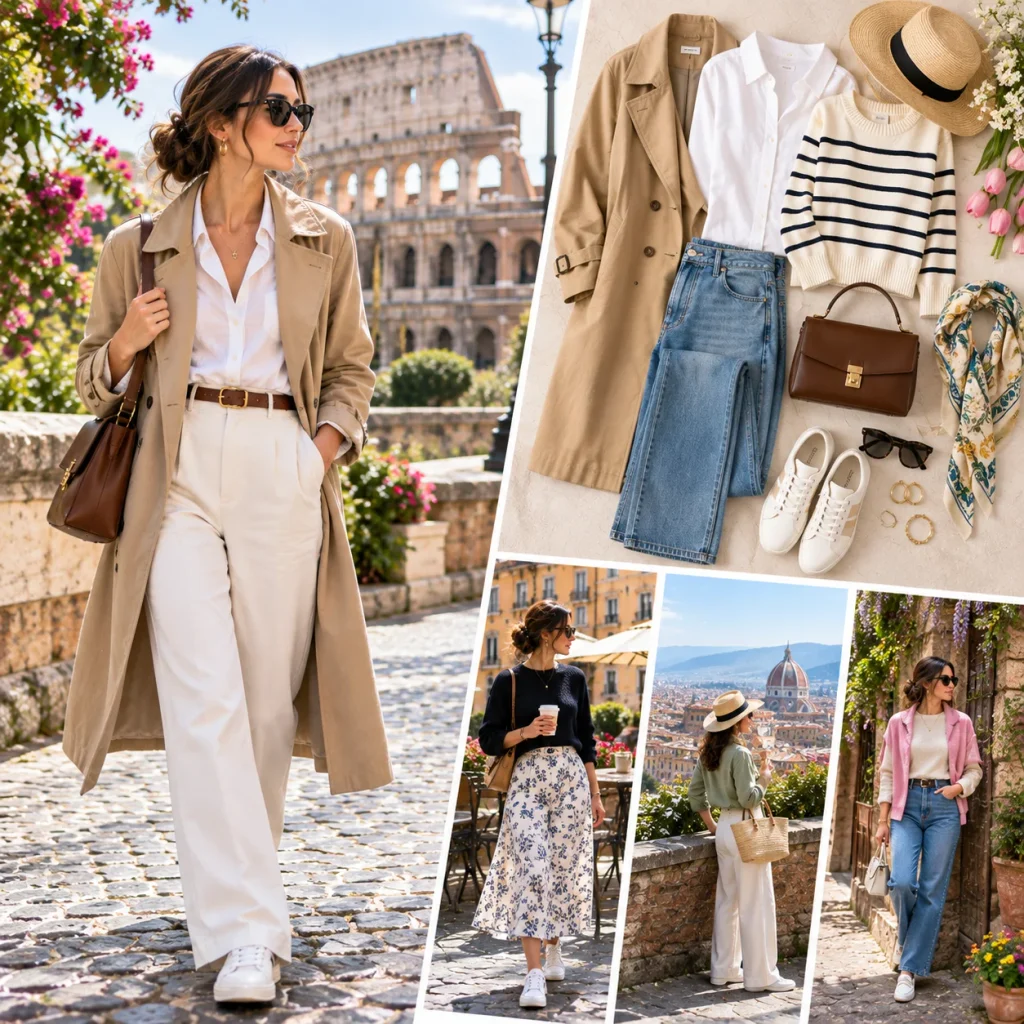 What to wear in Italy in April with chic spring outfits