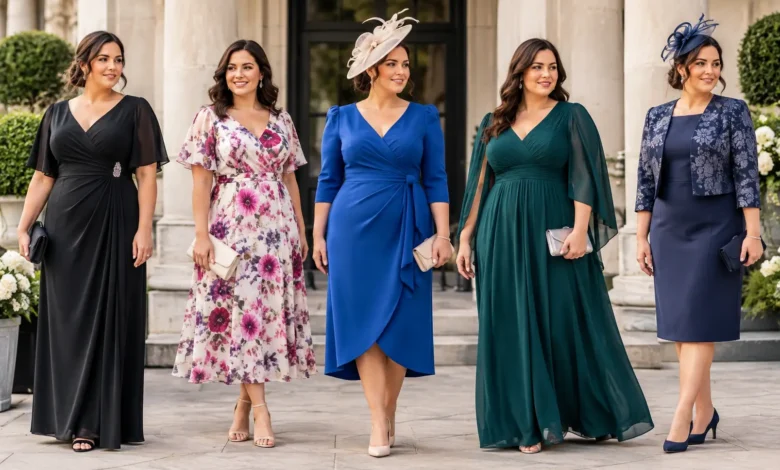 Plus size Chesca dresses for women in elegant occasion wear styles