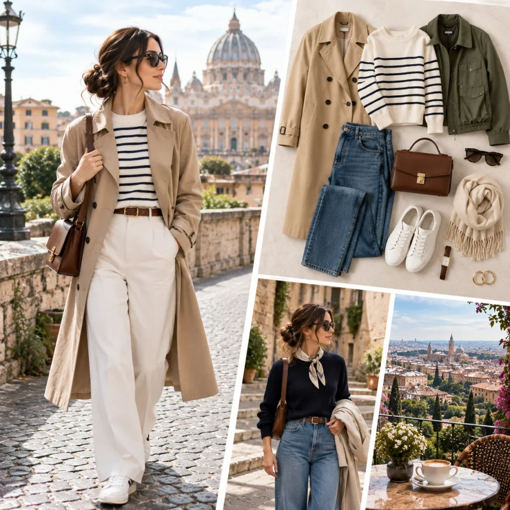 What to wear in Italy in March with stylish spring layers