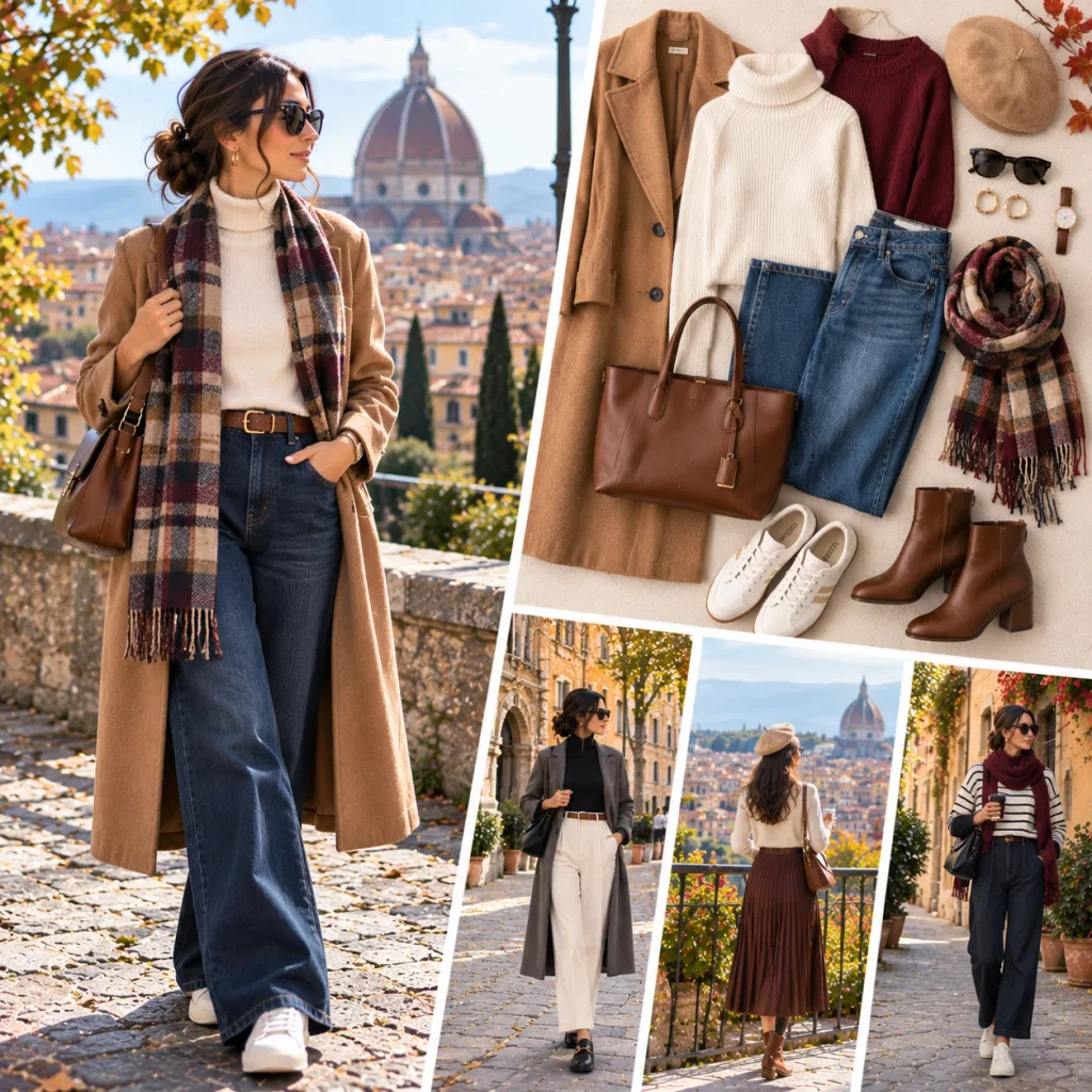 What to wear in Italy in October with chic autumn layers