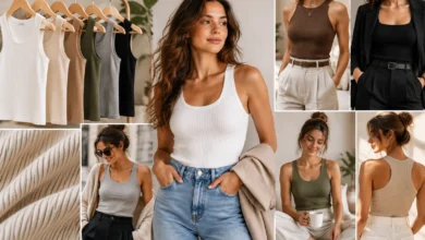 Complete guide to stylish ribbed tank top featuring fitted, cropped, and versatile everyday fashion styles
