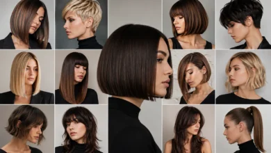 Precision cutting hair styles — Runway-ready precision cutting hair styles featuring sharp bobs, structured layers, and geometric silhouettes