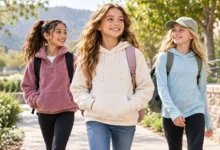 Columbia girls fashion hoodies for school, casual wear, and outdoor activities