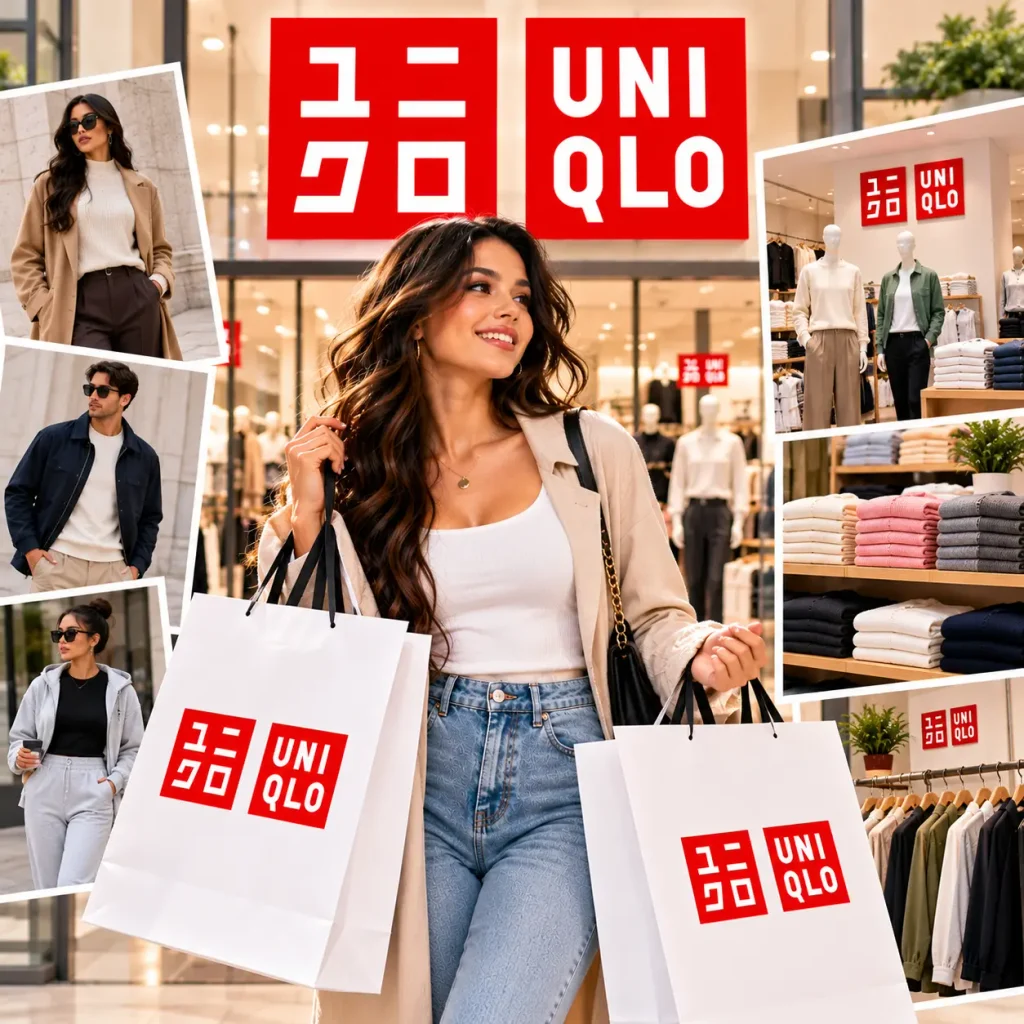 Uniqlo clothing store with casual fashion and everyday essentials