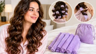 Sleep Styler Shark Tank story featuring heatless hair curlers for creating soft, beautiful overnight curls without heat.
