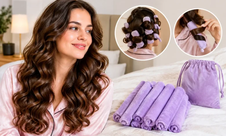 Sleep Styler Shark Tank story featuring heatless hair curlers for creating soft, beautiful overnight curls without heat.